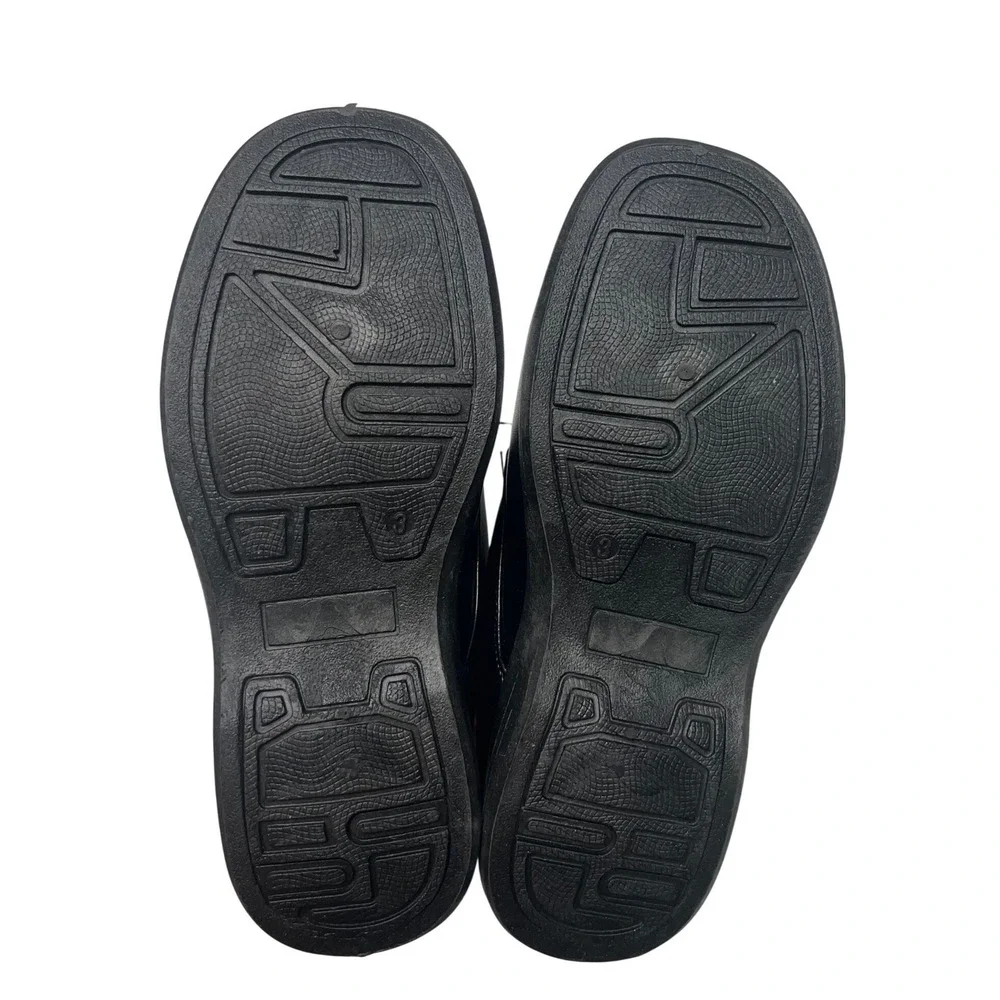 Josmo Boys Back to School Shoes Sz 3 Big Kid Black Strap Buckle Loafers New